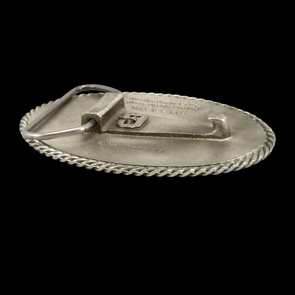 New York Fish and Wildlife Centennial 1995 Belt Buckle Sid Bell Originals Pewter - Picture 7 of 9